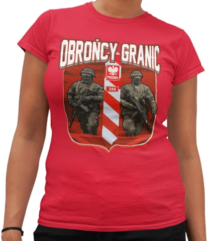 KOSZULKA DAMSKA PATRIOTYCZNI OBRONCY GRANIC 2